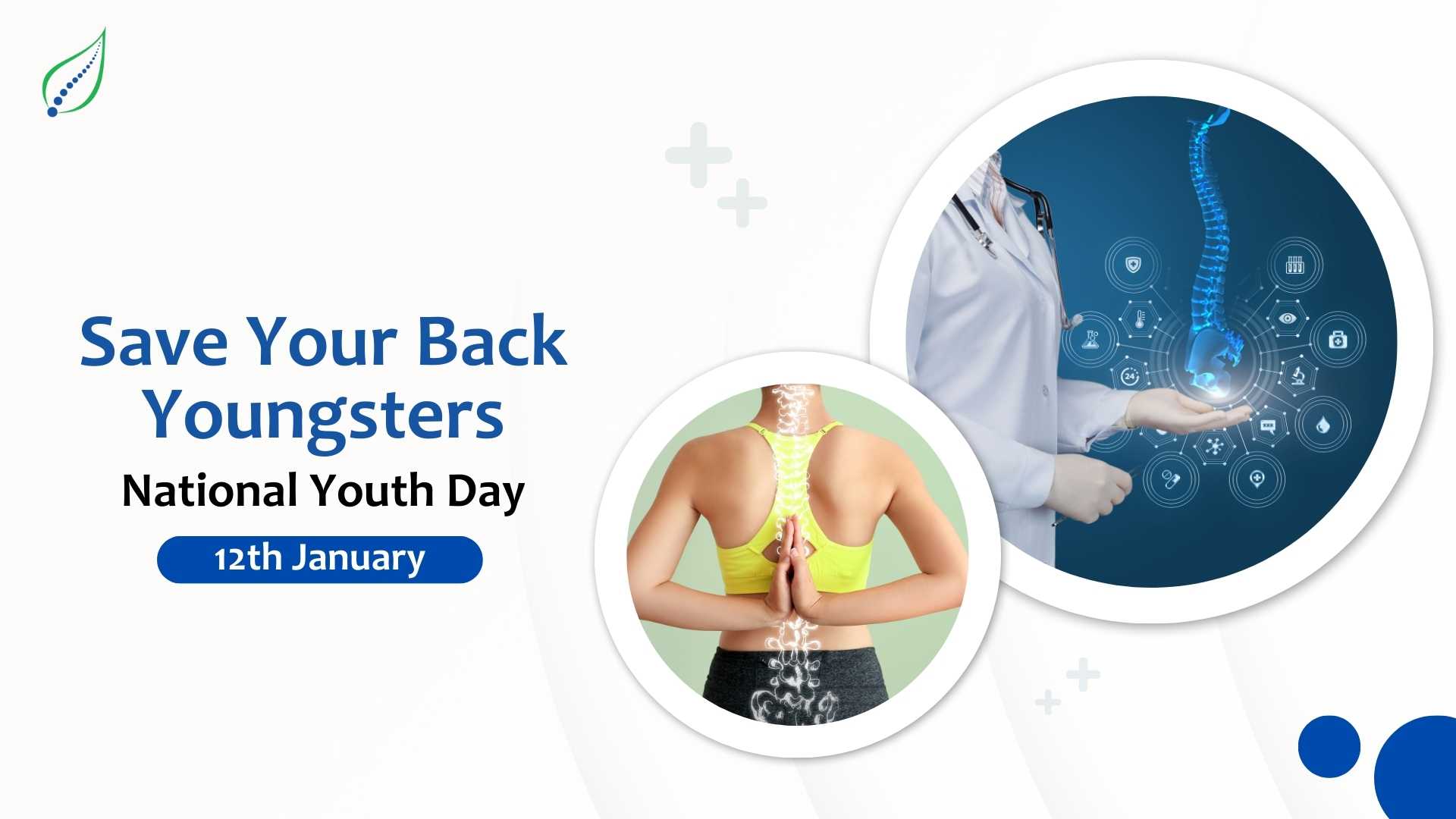 Save Your Back Youngsters - 12 January - National Youth Day